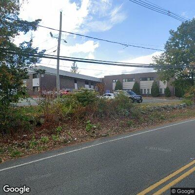 Thumbnail image of the front of a dentist office practice with the name Children's Dental Health Center which is located in Stoughton, MA