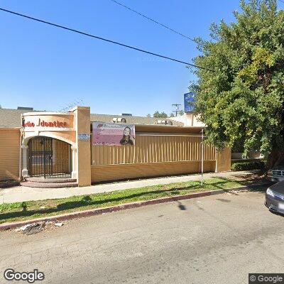 Thumbnail image of the front of a dentist office practice with the name A + Orthodontics which is located in Van Nuys, CA