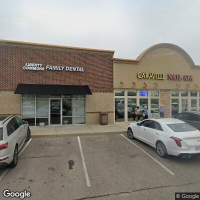 Thumbnail image of the front of a dentist office practice with the name Liberty Commons Family Dental which is located in Liberty Township, OH