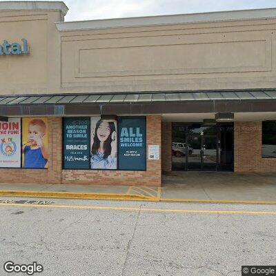 Thumbnail image of the front of a dentist office practice with the name Kool Smiles which is located in Greenville, SC