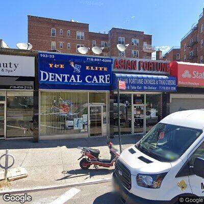 Thumbnail image of the front of a dentist office practice with the name Y & E Elite Dental Care which is located in Forest Hills, NY