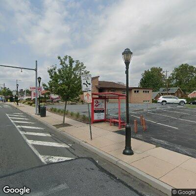 Thumbnail image of the front of a dentist office practice with the name Warne H White Orthodontist which is located in Reading, PA