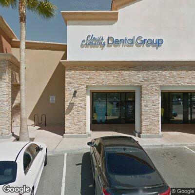 Thumbnail image of the front of a dentist office practice with the name Clovis Crossing Dental Group and Orthodontics which is located in Clovis, CA