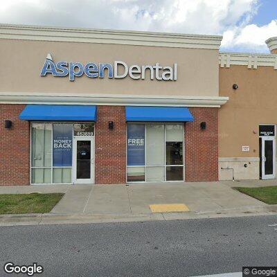 Thumbnail image of the front of a dentist office practice with the name Aspen Dental which is located in Yulee, FL