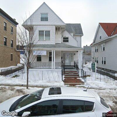 Thumbnail image of the front of a dentist office practice with the name Hallmark Dental which is located in Everett, MA