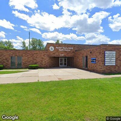 Thumbnail image of the front of a dentist office practice with the name Western Wayne Family Health Centers which is located in Inkster, MI