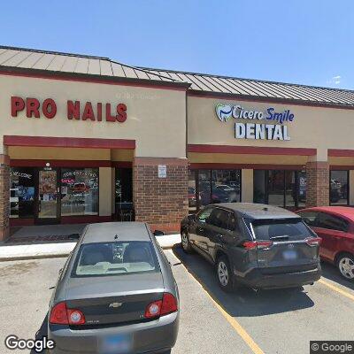 Thumbnail image of the front of a dentist office practice with the name Cicero Smile Dental which is located in Cicero, IL