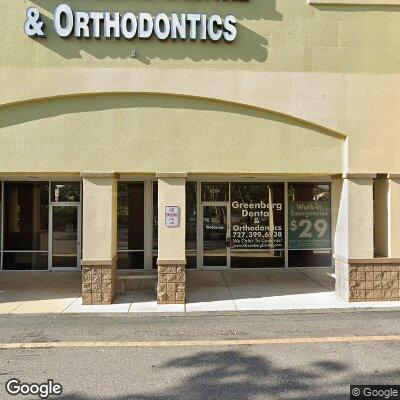 Thumbnail image of the front of a dentist office practice with the name Greenberg Dental & Orthodontic which is located in Saint Petersburg, FL