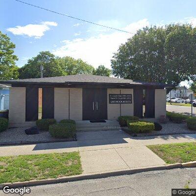 Thumbnail image of the front of a dentist office practice with the name Clark Orthodontics which is located in Seymour, IN