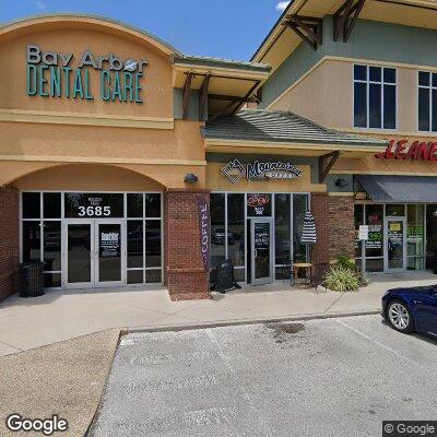 Thumbnail image of the front of a dentist office practice with the name Bay Arbor Dental Care which is located in Oldsmar, FL