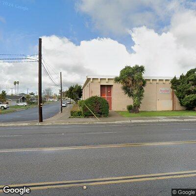 Thumbnail image of the front of a dentist office practice with the name Beach Dental Group which is located in Huntington Beach, CA