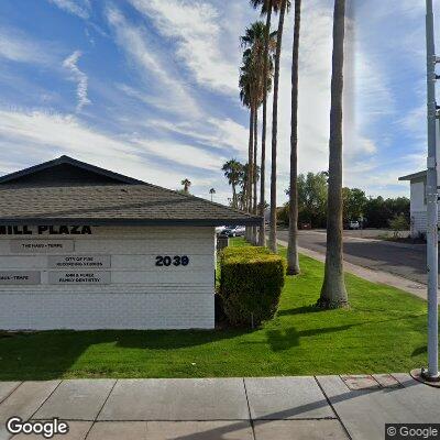 Thumbnail image of the front of a dentist office practice with the name Dr. Ahn & Dr. Perez DDS which is located in Tempe, AZ