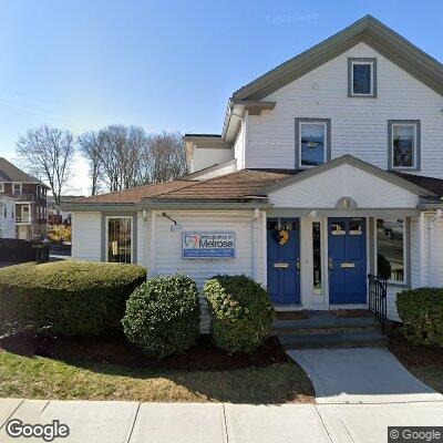 Thumbnail image of the front of a dentist office practice with the name Orthodontics Of Melrose which is located in Melrose, MA