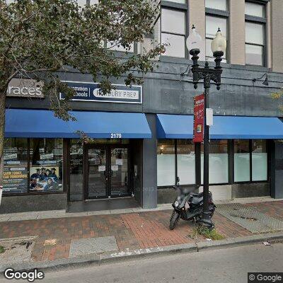 Thumbnail image of the front of a dentist office practice with the name Topaz Dentistry which is located in Roxbury, MA