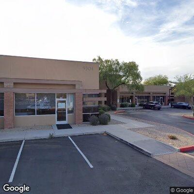 Thumbnail image of the front of a dentist office practice with the name Raintree Dental which is located in Scottsdale, AZ