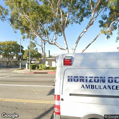 Thumbnail image of the front of a dentist office practice with the name Bay Harbor Dental Center which is located in Harbor City, CA