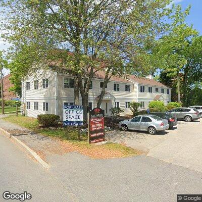 Thumbnail image of the front of a dentist office practice with the name Maine Oral Surgery & Dental Implant Center which is located in Saco, ME