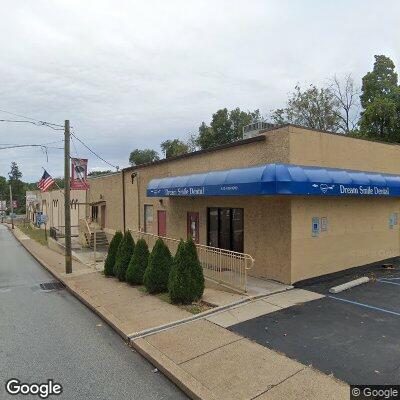 Thumbnail image of the front of a dentist office practice with the name Evenly Orthodontics which is located in Upland, PA