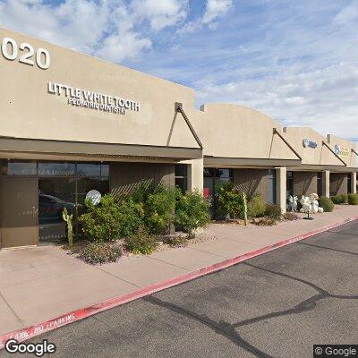 Thumbnail image of the front of a dentist office practice with the name Little White Tooth Pediatric Dentistry which is located in Scottsdale, AZ