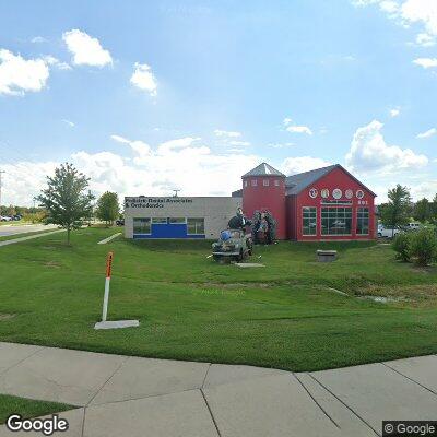 Thumbnail image of the front of a dentist office practice with the name Pediatric Dental Associates and Orthodontics which is located in Bentonville, AR