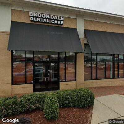 Thumbnail image of the front of a dentist office practice with the name Brookdale Dental Care which is located in Charlotte, NC