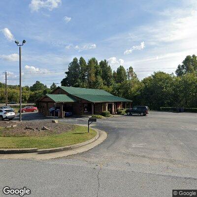 Thumbnail image of the front of a dentist office practice with the name Mountain View Dentistry which is located in Dahlonega, GA