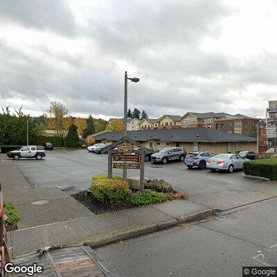 Thumbnail image of the front of a dentist office practice with the name Woodinville Periodontics and Implant Specialists which is located in Woodinville, WA