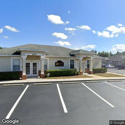 Thumbnail image of the front of a dentist office practice with the name Blue Wave Orthodontics which is located in Wesley Chapel, FL