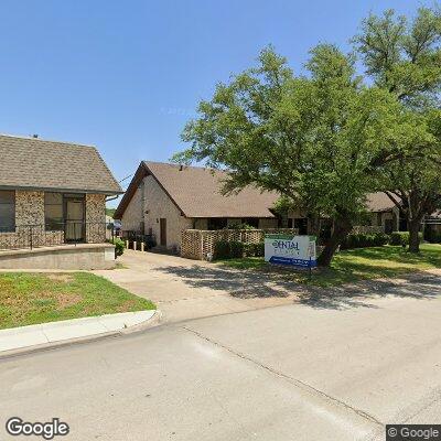 Thumbnail image of the front of a dentist office practice with the name The Dental Place which is located in Grand Prairie, TX