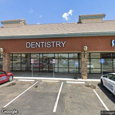 Thumbnail image of the front of a dentist office practice with the name Southlands Dental which is located in Aurora, CO