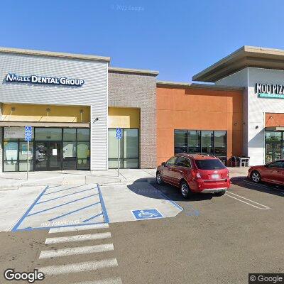 Thumbnail image of the front of a dentist office practice with the name Naglee Dental Group which is located in Tracy, CA