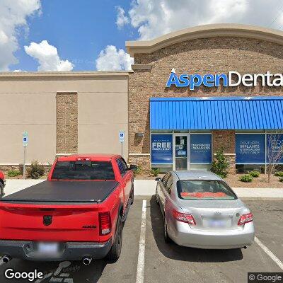 Thumbnail image of the front of a dentist office practice with the name Aspen Dental which is located in Concord, NC