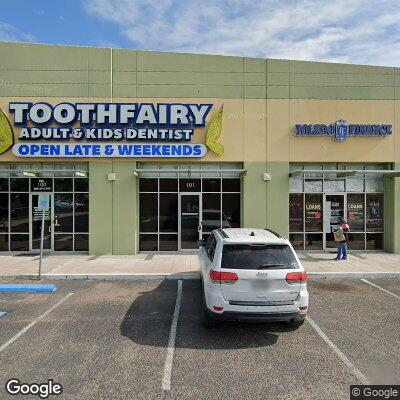 Thumbnail image of the front of a dentist office practice with the name Tooth Fairy Family Dentistry which is located in Pharr, TX