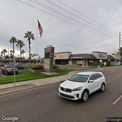 Thumbnail image of the front of a dentist office practice with the name Associated Dental Orthodontic Care which is located in Phoenix, AZ