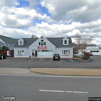 Thumbnail image of the front of a dentist office practice with the name Hingham Orthodontics which is located in Hingham, MA