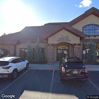 Thumbnail image of the front of a dentist office practice with the name Meridien Orthodontic which is located in Meridian, ID