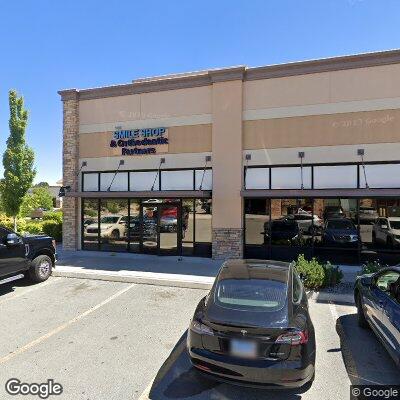 Thumbnail image of the front of a dentist office practice with the name The Smile Shop which is located in Sparks, NV