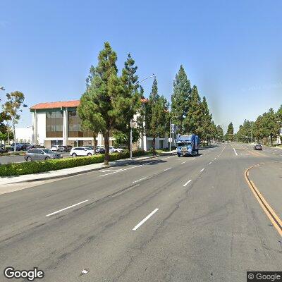 Thumbnail image of the front of a dentist office practice with the name South Coast Pediatric Dentistry which is located in Santa Ana, CA