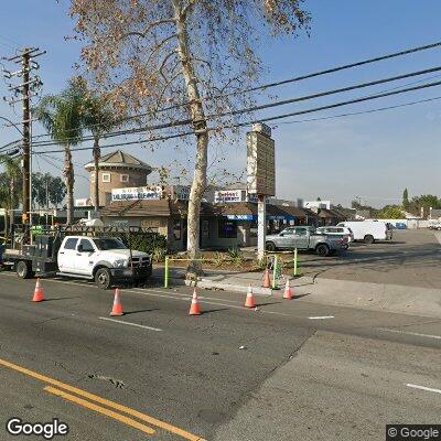 Thumbnail image of the front of a dentist office practice with the name Dinh Dental Corporation which is located in Santa Ana, CA