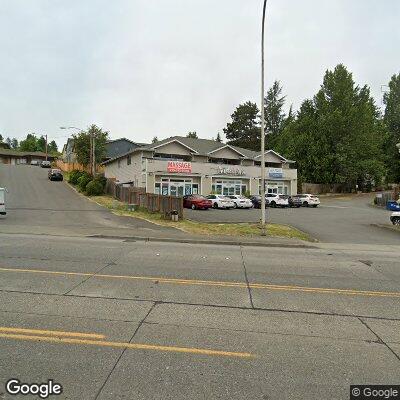 Thumbnail image of the front of a dentist office practice with the name Healthy Smiles Dental & Denture Center which is located in Renton, WA