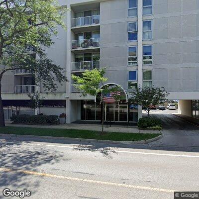 Thumbnail image of the front of a dentist office practice with the name Mantis Dentistry & Implant Center which is located in Wilmette, IL