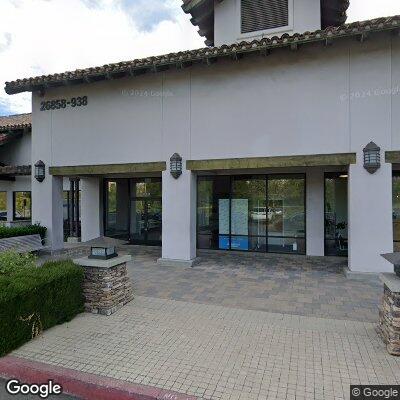 Thumbnail image of the front of a dentist office practice with the name Pacific Dental Services which is located in Valencia, CA