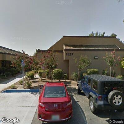 Thumbnail image of the front of a dentist office practice with the name Oliva Pocasangre Dental Inc which is located in Clovis, CA