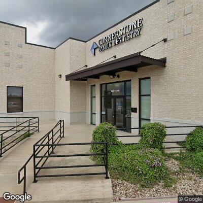 Thumbnail image of the front of a dentist office practice with the name Cornerstone Family Dentistry which is located in Garland, TX