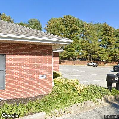 Thumbnail image of the front of a dentist office practice with the name Blue Neon Tooth Family Dentist which is located in Eldersburg, MD