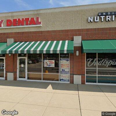 Thumbnail image of the front of a dentist office practice with the name Troy Dental which is located in Shorewood, IL