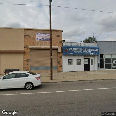 Thumbnail image of the front of a dentist office practice with the name Apple Denture Center & More which is located in Detroit, MI