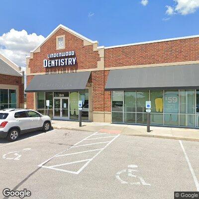 Thumbnail image of the front of a dentist office practice with the name Lindenwood Dentistry which is located in Saint Charles, MO