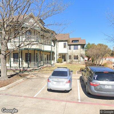 Thumbnail image of the front of a dentist office practice with the name Heritage Dental Group which is located in Rockwall, TX