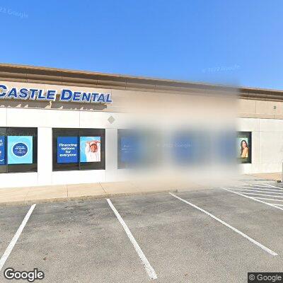 Thumbnail image of the front of a dentist office practice with the name Castle Dental & Orthodontics which is located in Pasadena, TX